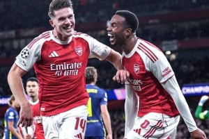 欧冠阿森纳4比0马竞，主帅半场变阵奏效，13分钟碾压西甲豪门